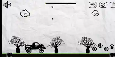 Paper Monster Truck Race - Screenshot 2