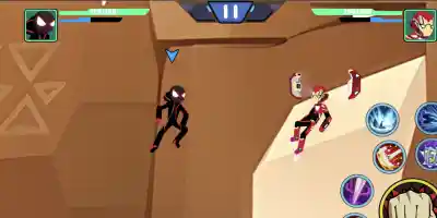 Stickman Warriors Superhero Fight - Screenshot 1