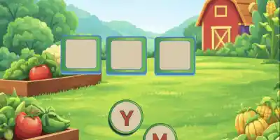 Vegetable Spelling Puzzle - Screenshot 1